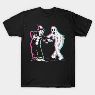 fantasma y payaso bailando T-Shirt